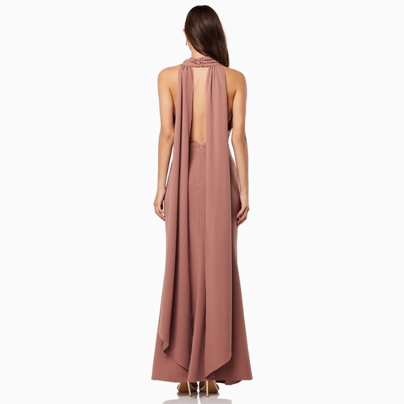 Elliatt Zephyrs Halterneck Gown in Tan, NWT, Small - Picture 5 of 6